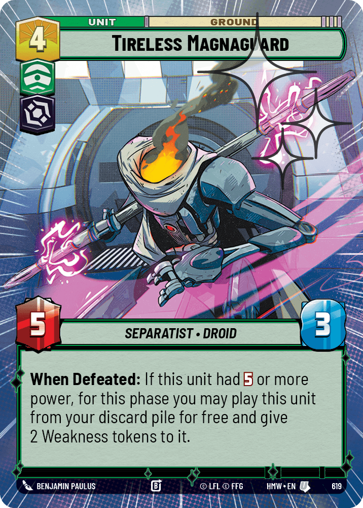 Tireless Magnaguard #619/272 from Homeworlds
