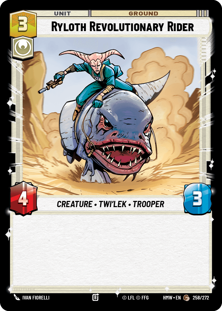 Ryloth Revolutionary Rider #258/272 from Homeworlds