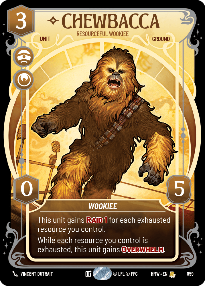 Chewbacca — Resourceful Wookiee #859/272 from Homeworlds
