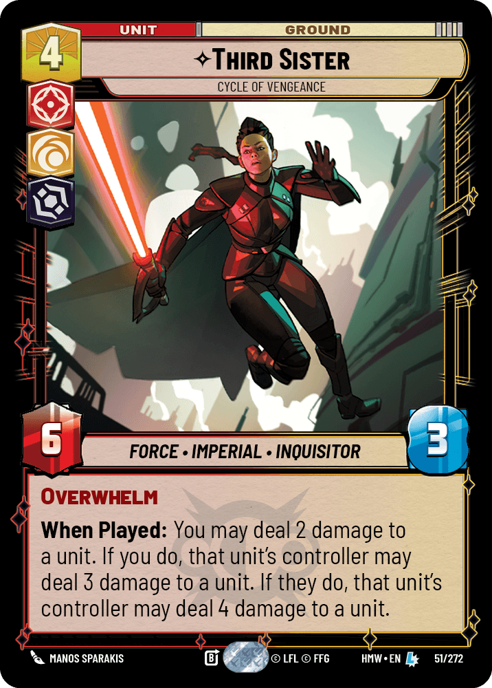 Third Sister — Cycle of Vengeance #051/272 from Homeworlds
