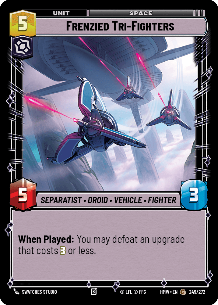 Frenzied Tri-Fighters #249/272 from Homeworlds