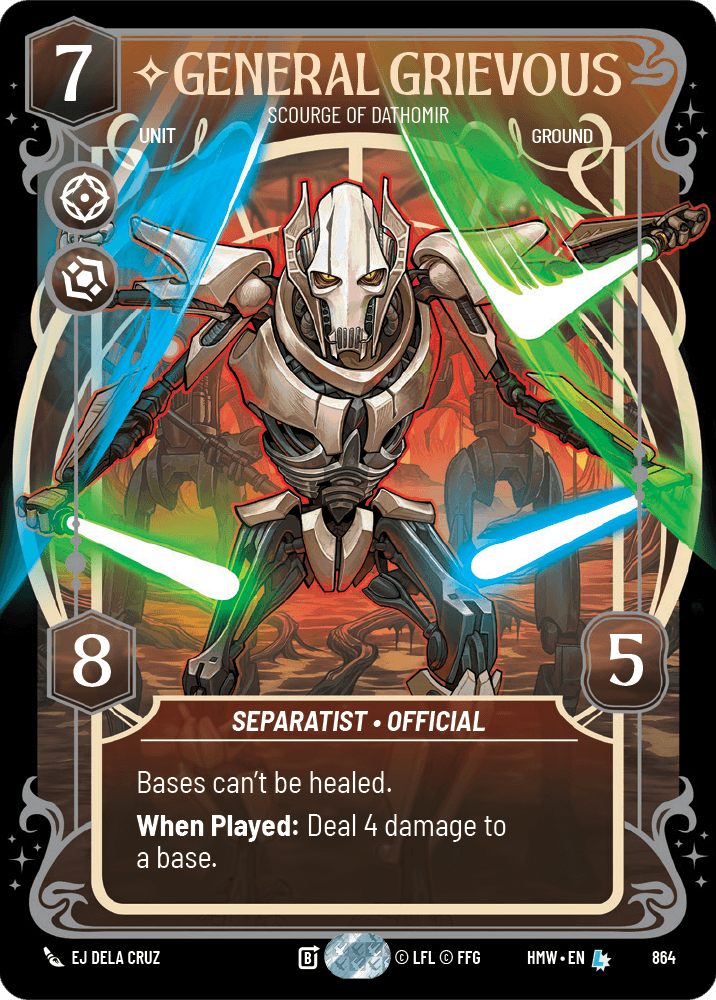 General Grievous — Scourge of Dathomir #864/272 from Homeworlds