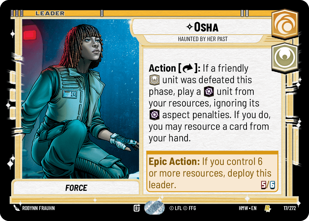 Osha — Haunted by Her Past #017/272 from Homeworlds