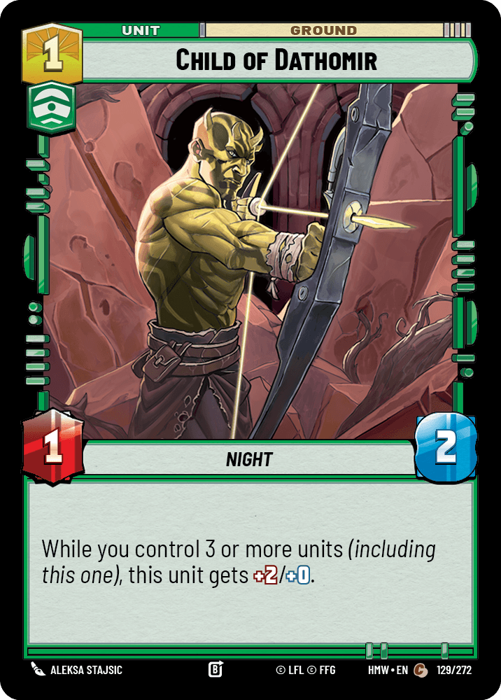 Child of Dathomir #129/272 from Homeworlds