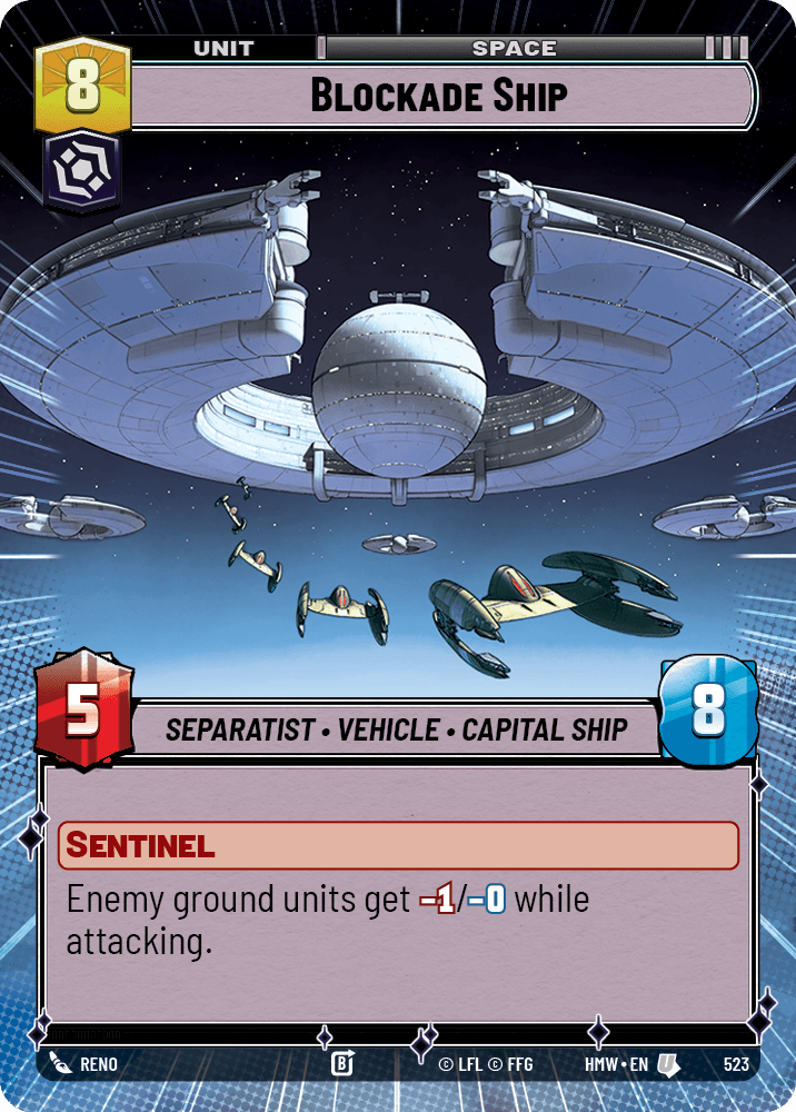 Blockade Ship #523/272 from Homeworlds