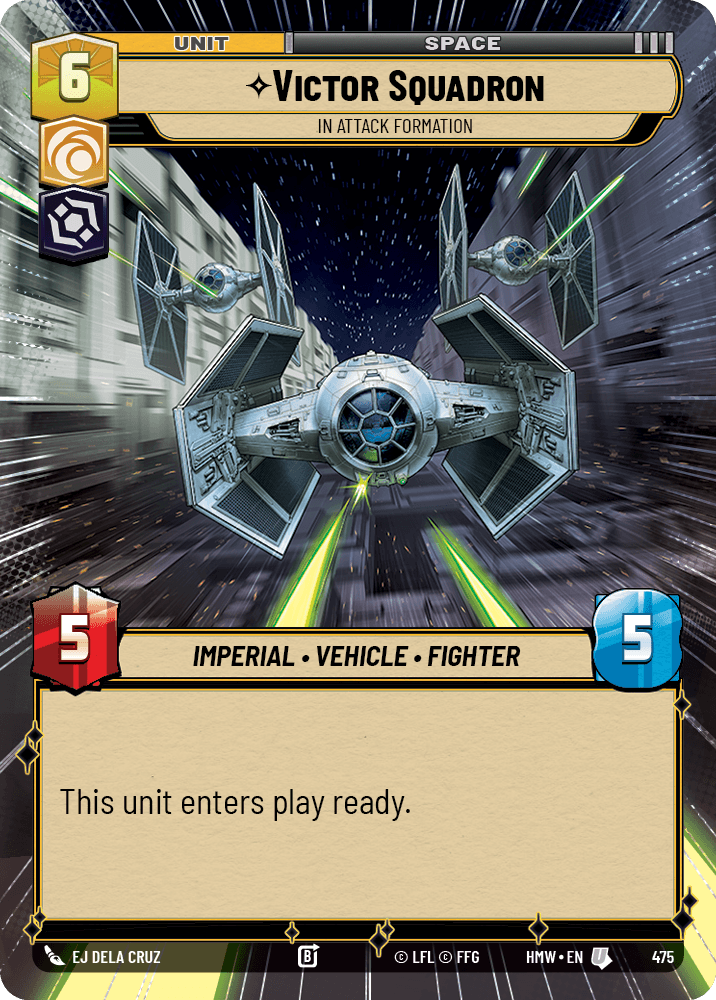 Victor Squadron — In Attack Formation #475/272 from Homeworlds