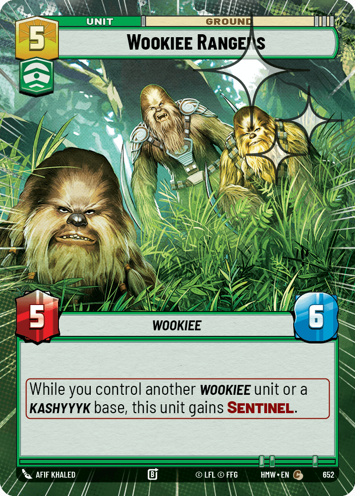 Wookiee Rangers #652/272 from Homeworlds