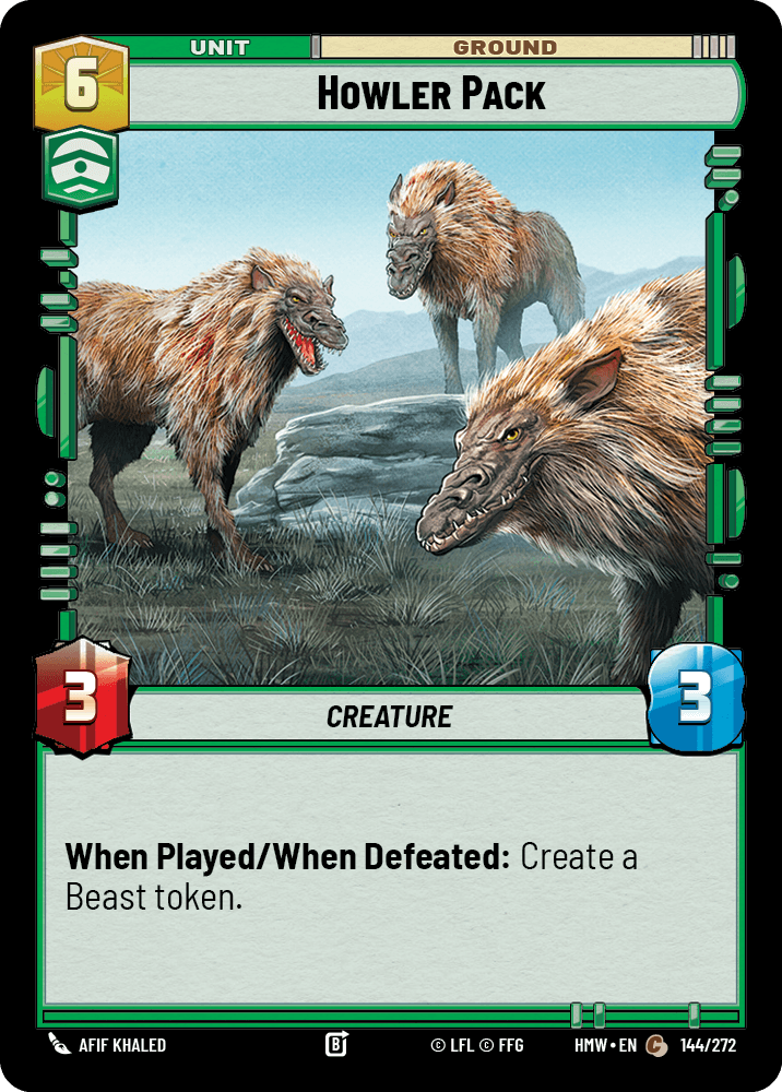 Howler Pack #144/272 from Homeworlds