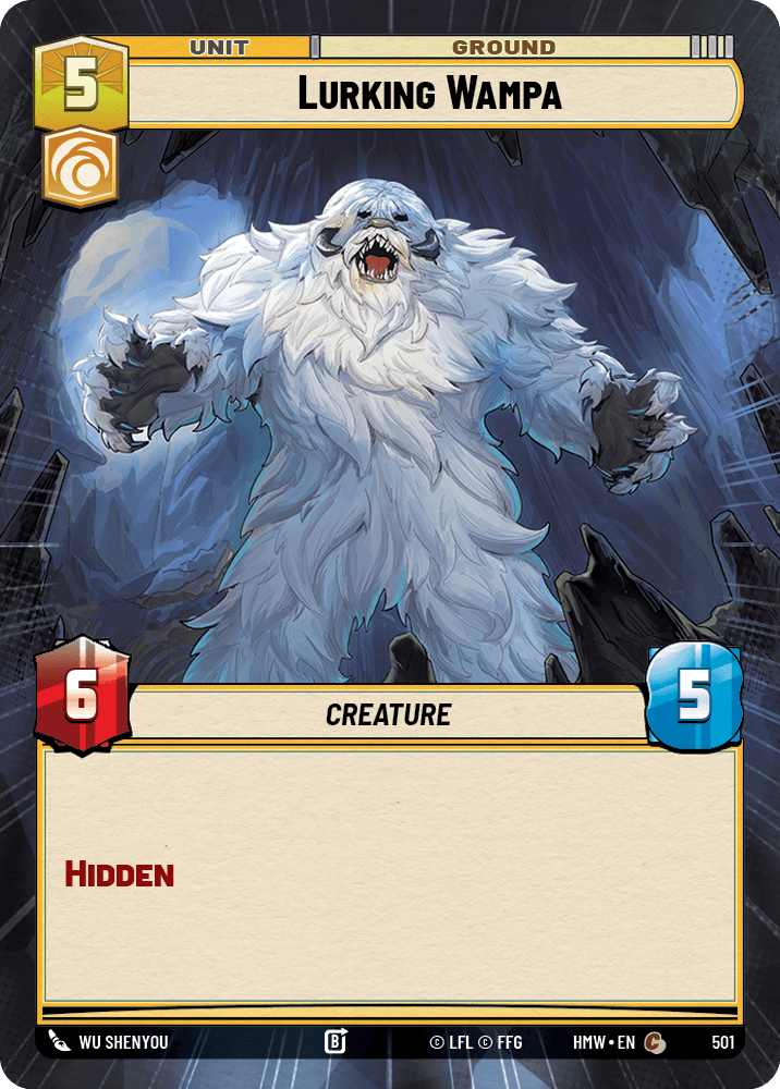 Lurking Wampa #501/272 from Homeworlds