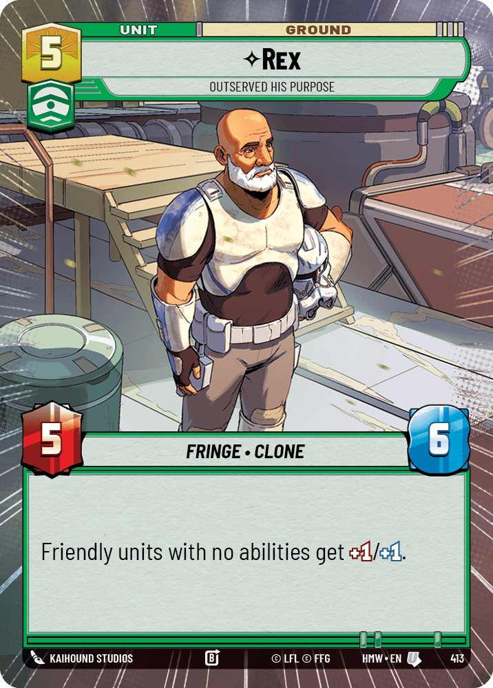 Rex — Outserved His Purpose #413/272 from Homeworlds