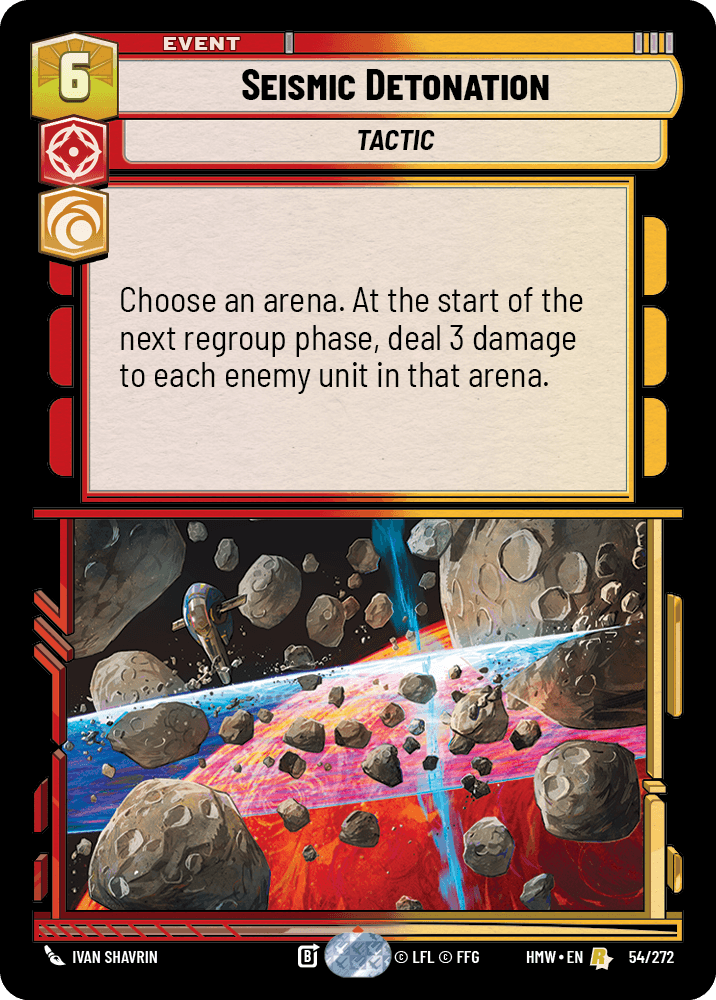 Seismic Detonation #054/272 from Homeworlds