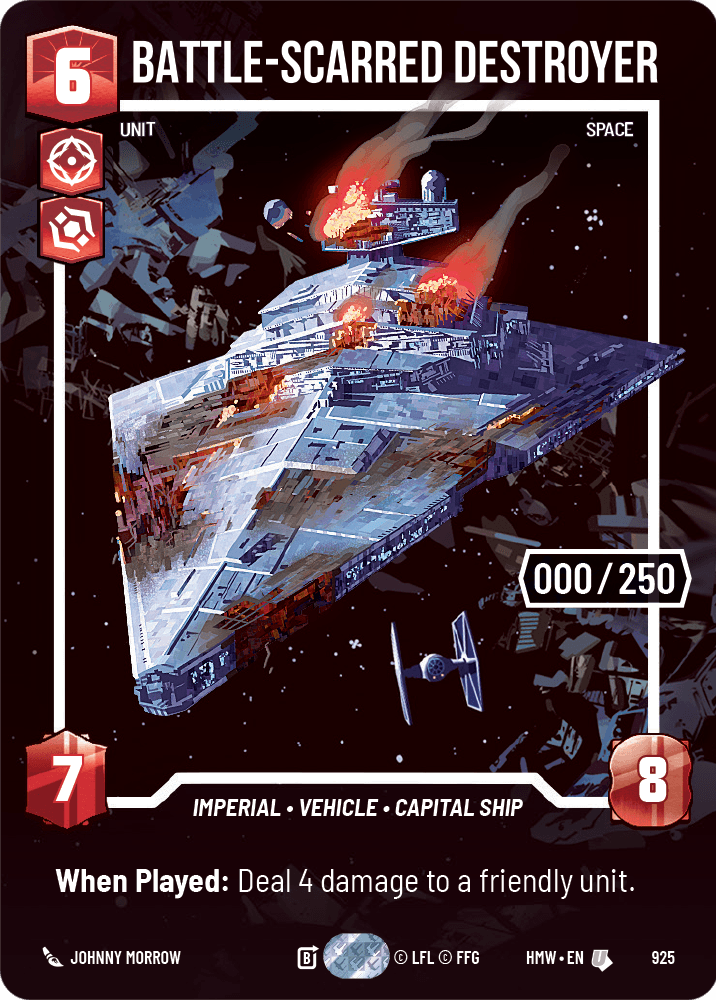 Battle-Scarred Destroyer #925/272 from Homeworlds