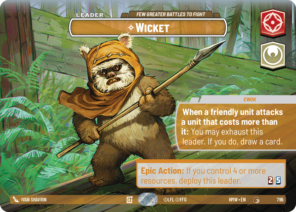 Wicket — Few Greater Battles to Fight #796/272 from Homeworlds