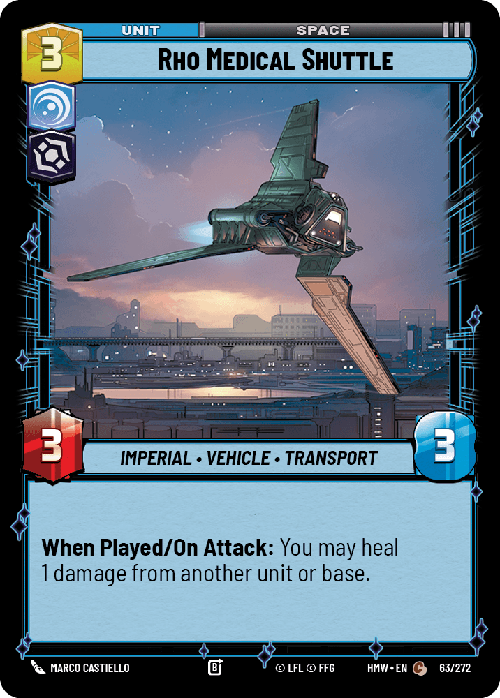 Rho Medical Shuttle #063/272 from Homeworlds