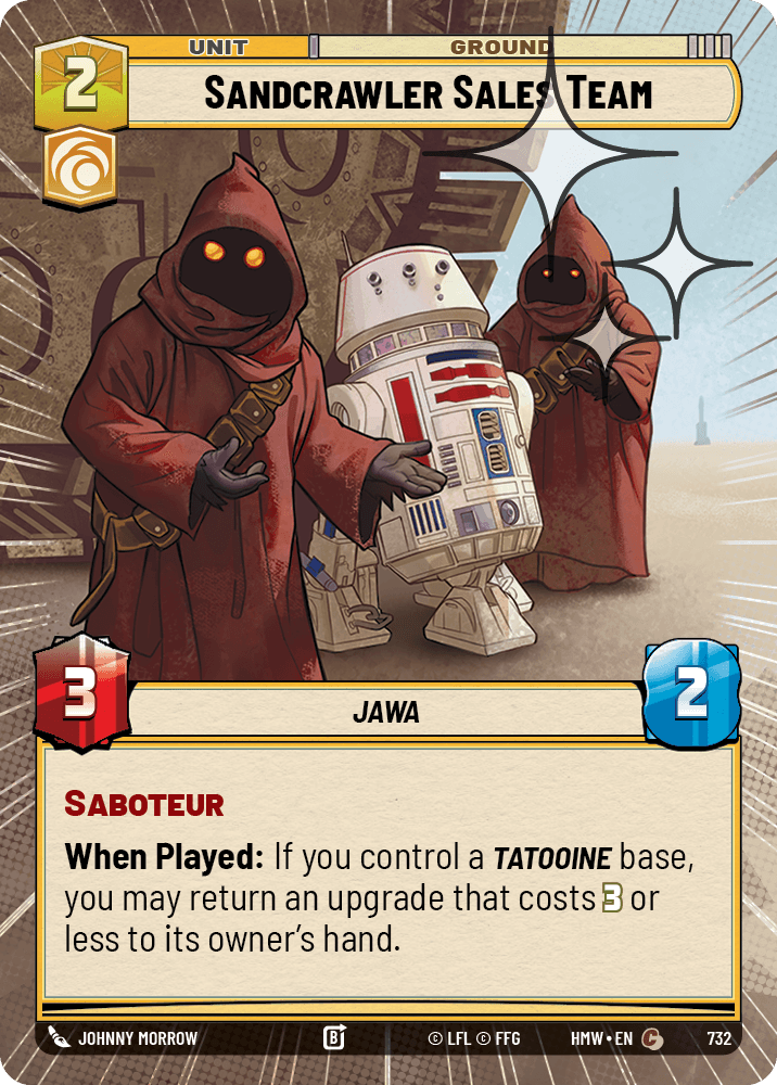 Sandcrawler Sales Team #732/272 from Homeworlds
