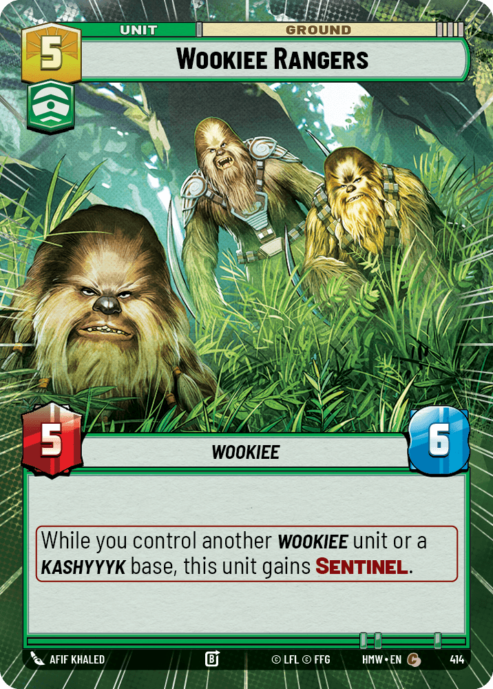 Wookiee Rangers #414/272 from Homeworlds