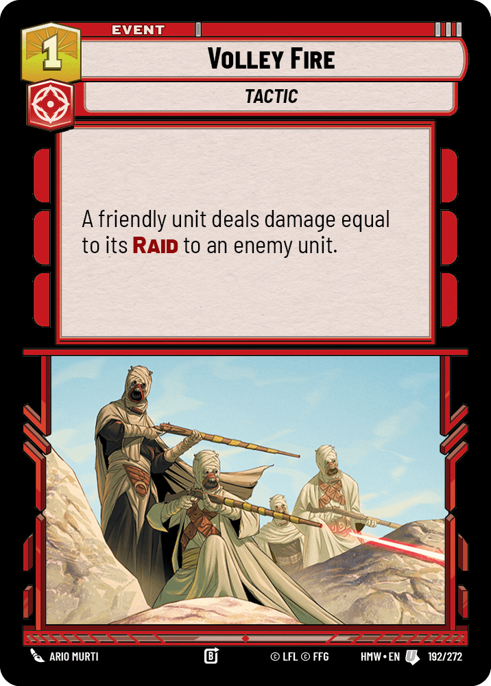 Volley Fire #192/272 from Homeworlds