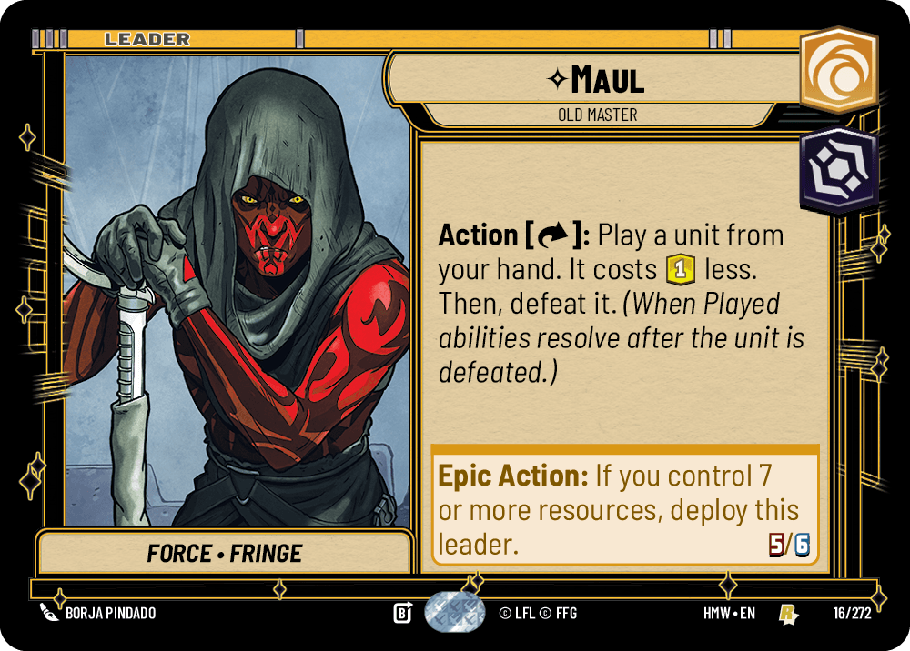 Maul — Old Master #016/272 from Homeworlds
