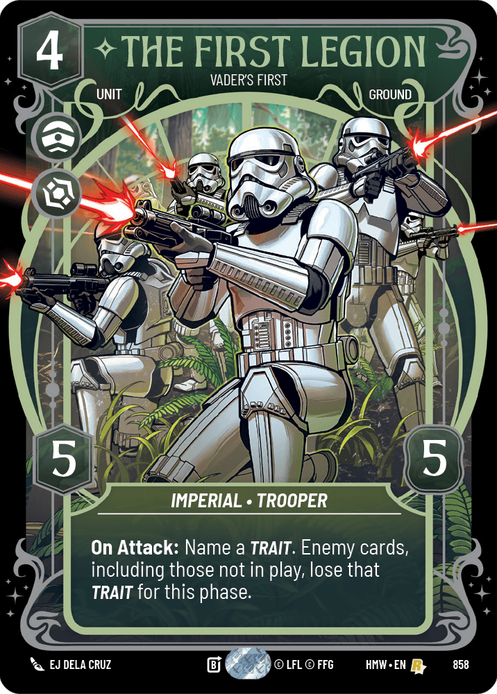 The First Legion — Vader's Fist #858/272 from Homeworlds