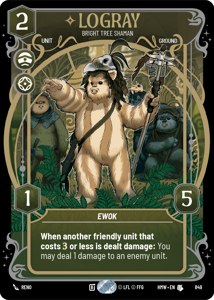 Logray — Bright Tree Shaman #849/272 from Homeworlds