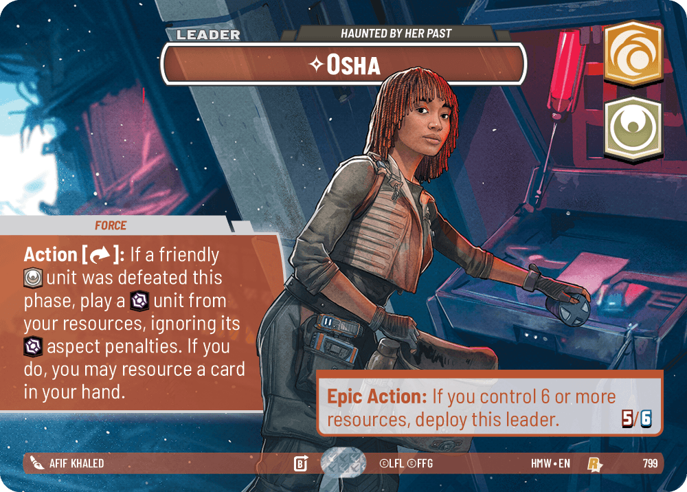 Osha — Haunted by Her Past #799/272 from Homeworlds