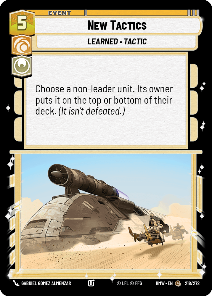 New Tactics #218/272 from Homeworlds