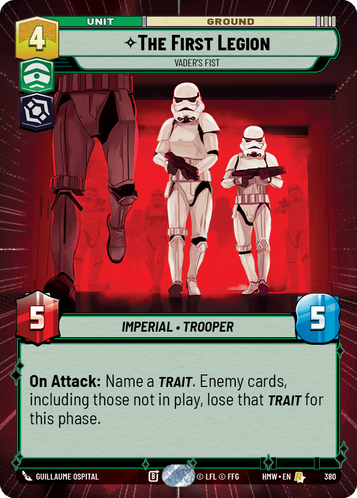 The First Legion — Vader's Fist #380/272 from Homeworlds