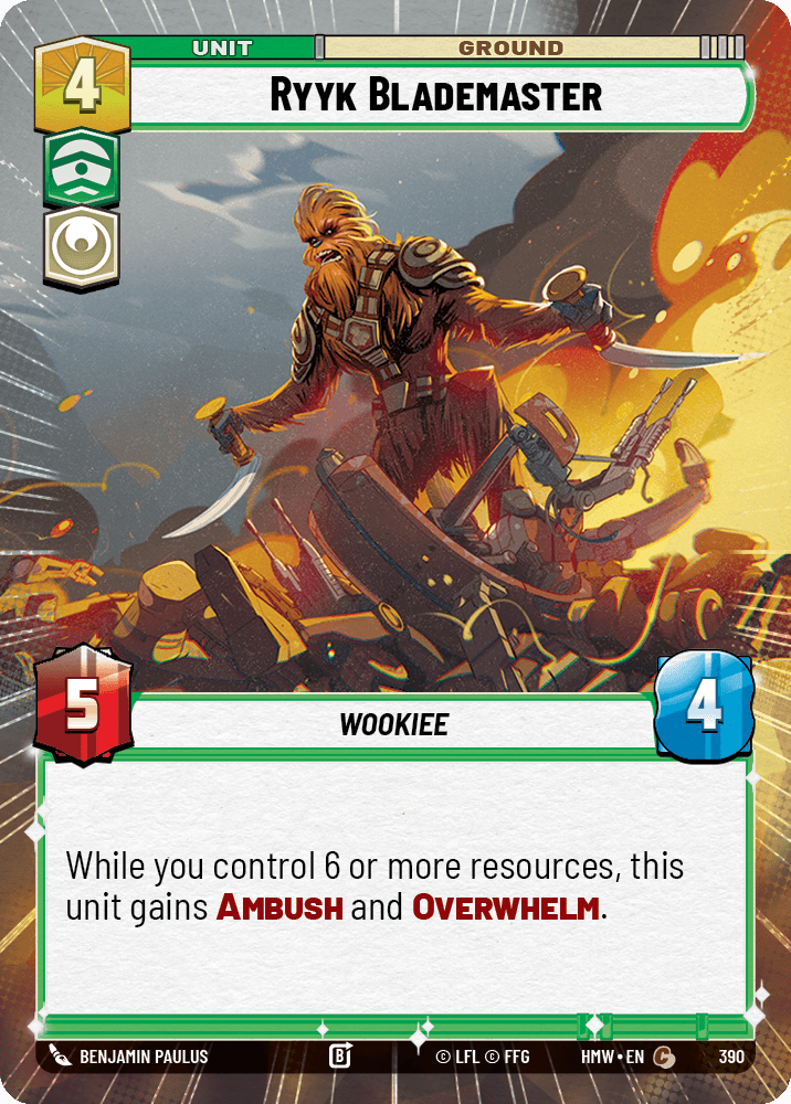 Ryyk Blademaster #390/272 from Homeworlds