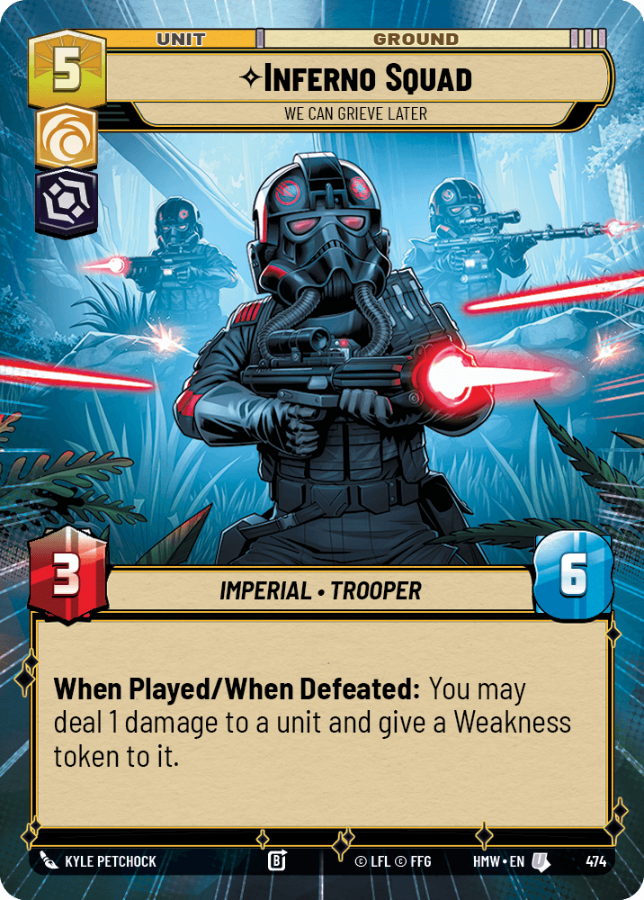 Inferno Squad — We can Grieve Later #474/272 from Homeworlds
