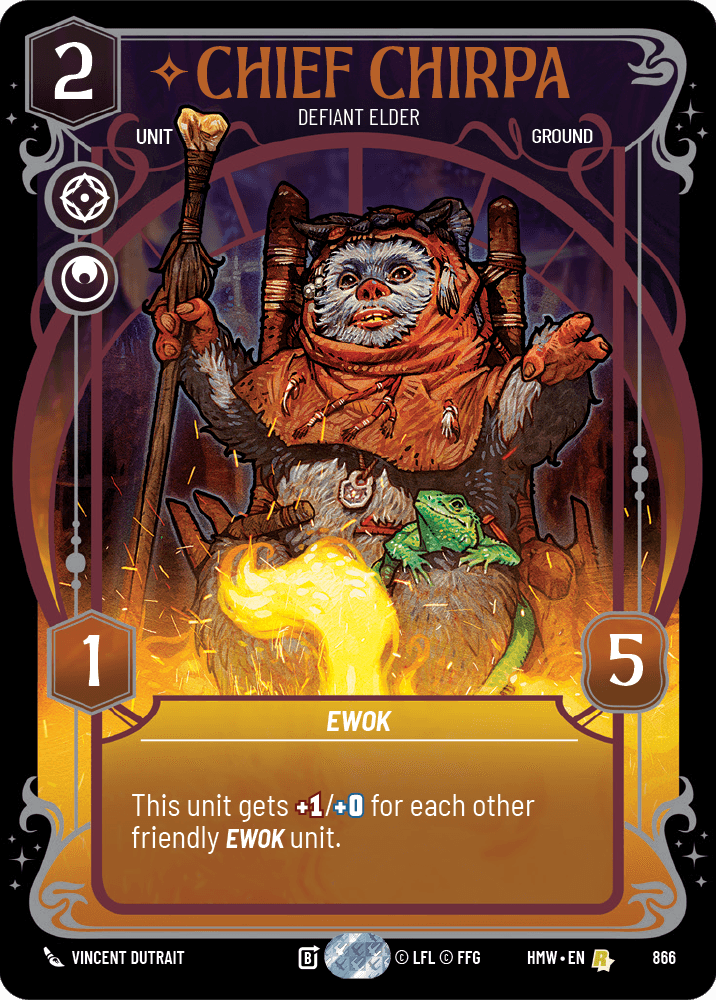 Chief Chirpa — Defiant Elder #866/272 from Homeworlds