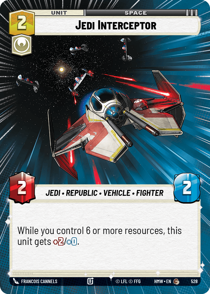 Jedi Interceptor #528/272 from Homeworlds