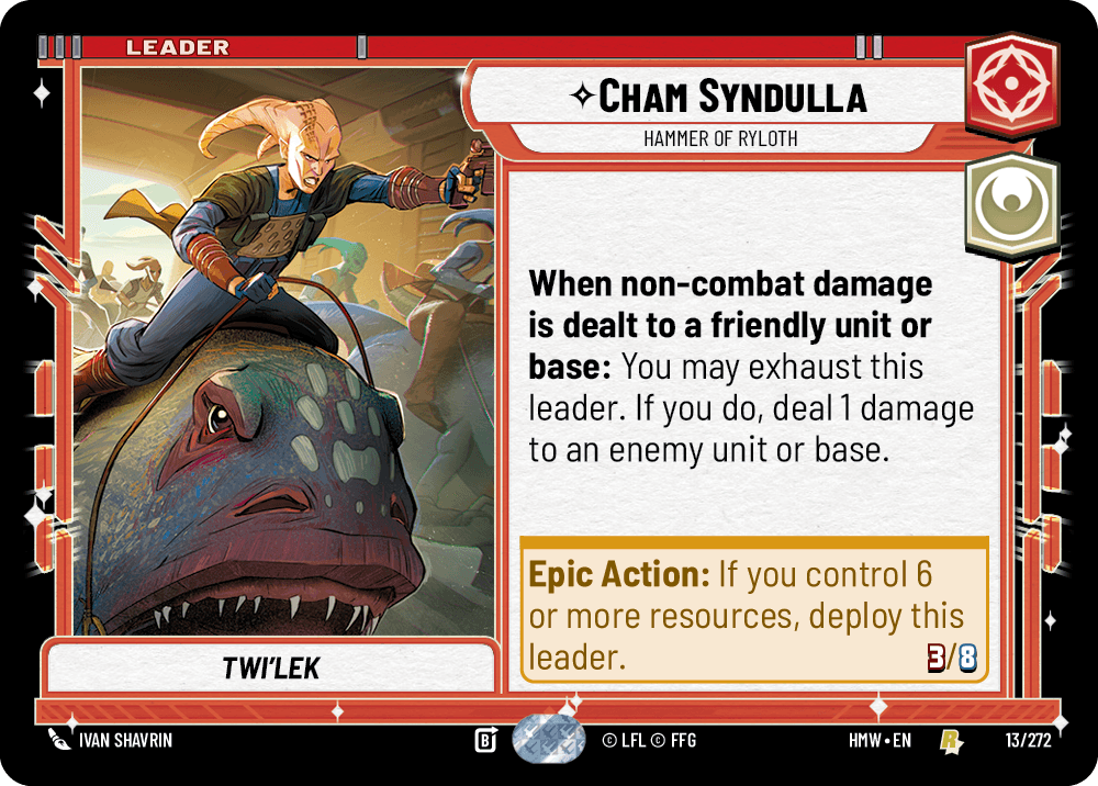 Cham Syndulla — Hammer of Ryloth #013/272 from Homeworlds
