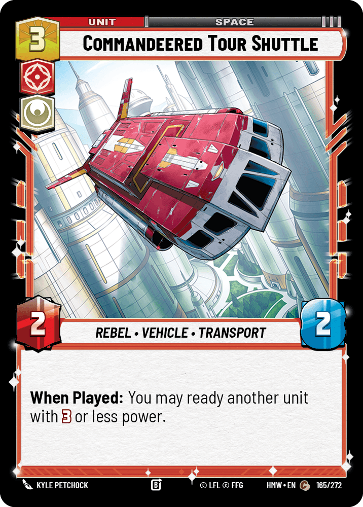 Commandeered Tour Shuttle #165/272 from Homeworlds