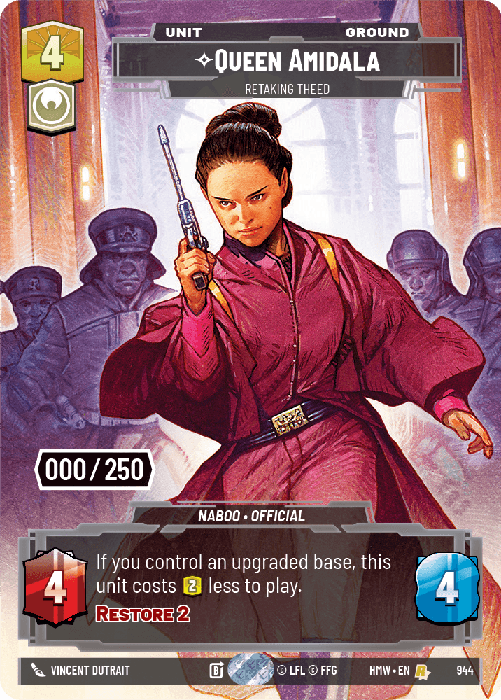 Queen Amidala — Retaking Theed #944/272 from Homeworlds