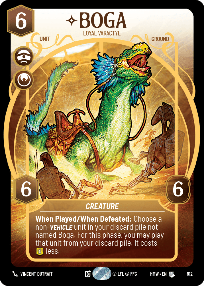 Boga — Loyal Varactyl #812/272 from Homeworlds
