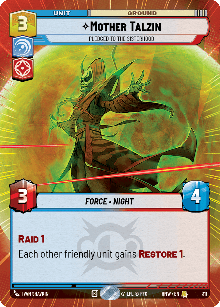 Mother Talzin — Pledged to the Sisterhood #311/272 from Homeworlds