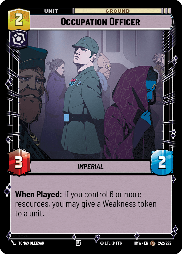 Occupation Officer #242/272 from Homeworlds