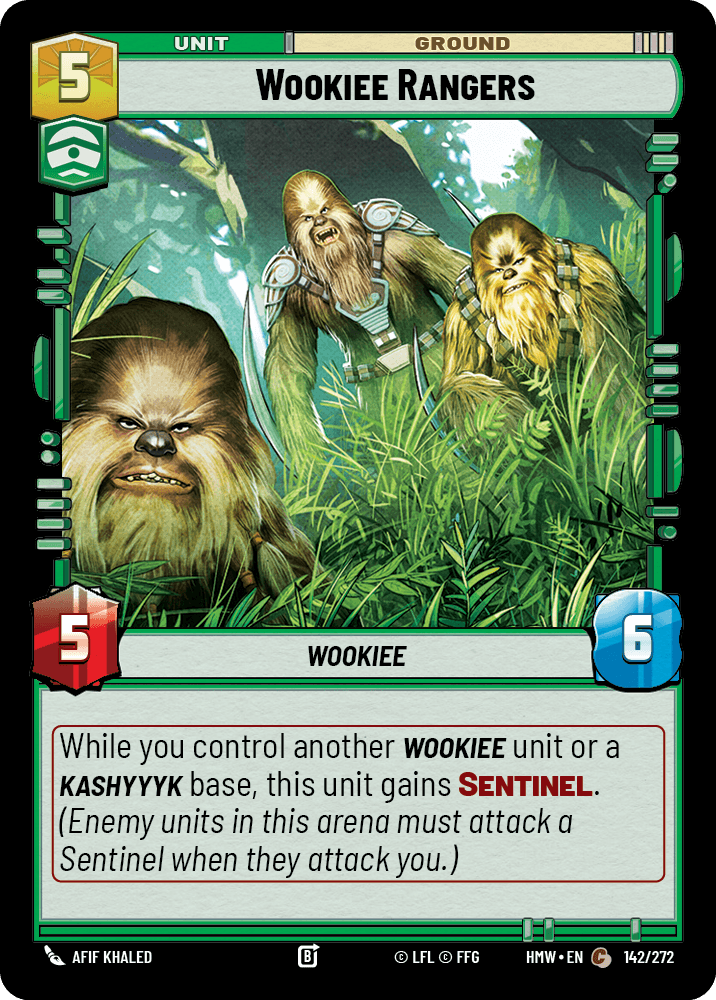 Wookiee Rangers #142/272 from Homeworlds
