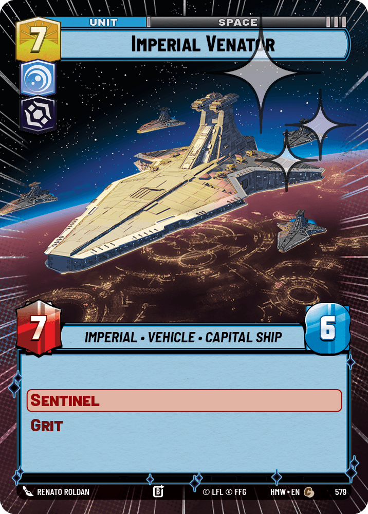 Imperial Venator #579/272 from Homeworlds