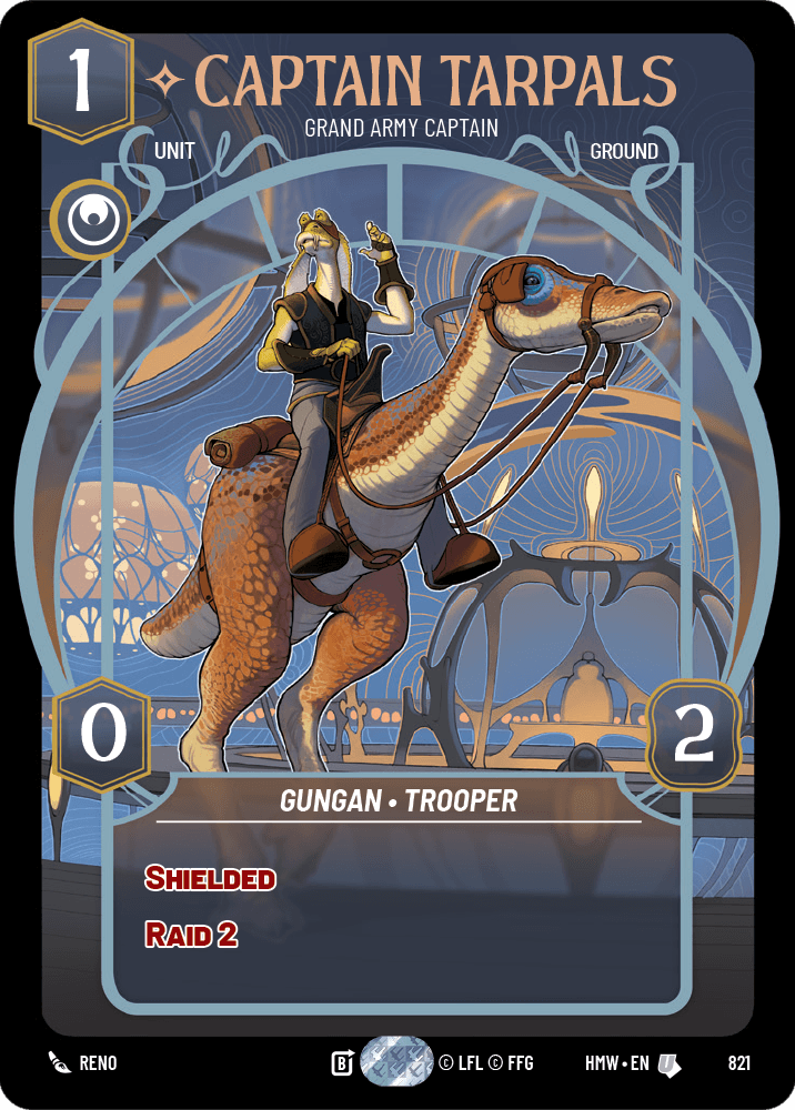 Captain Tarpals — Grand Army Captain #821/272 from Homeworlds
