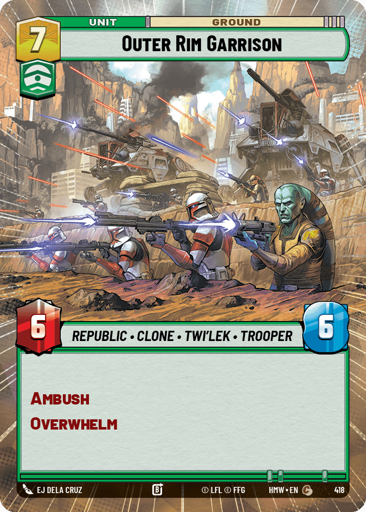 Outer Rim Garrison #418/272 from Homeworlds