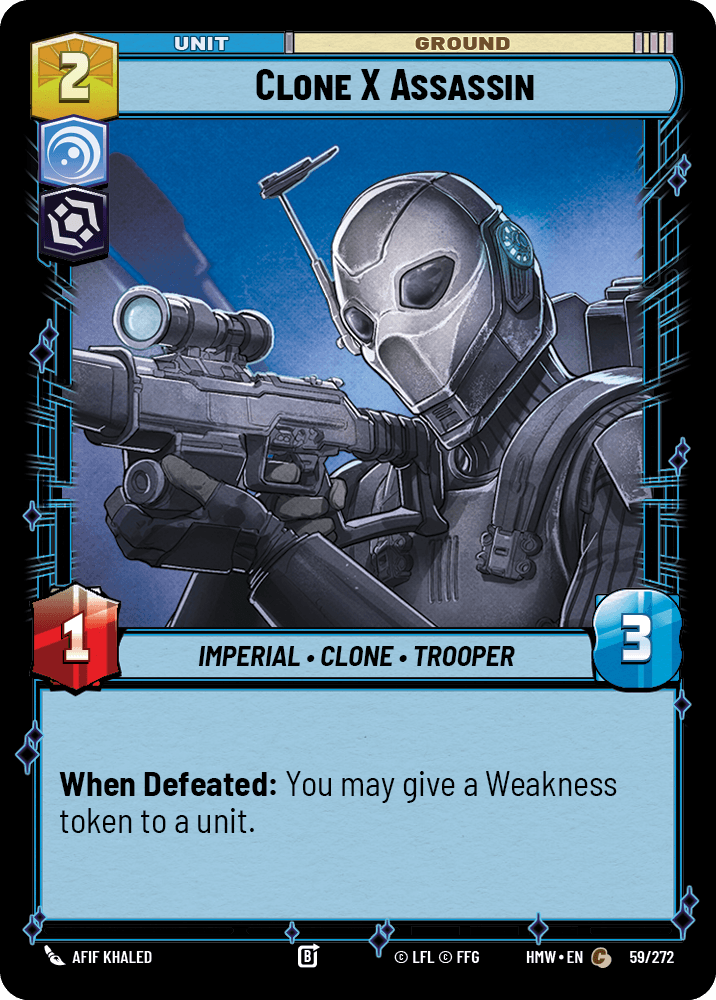 Clone X Assassin #059/272 from Homeworlds