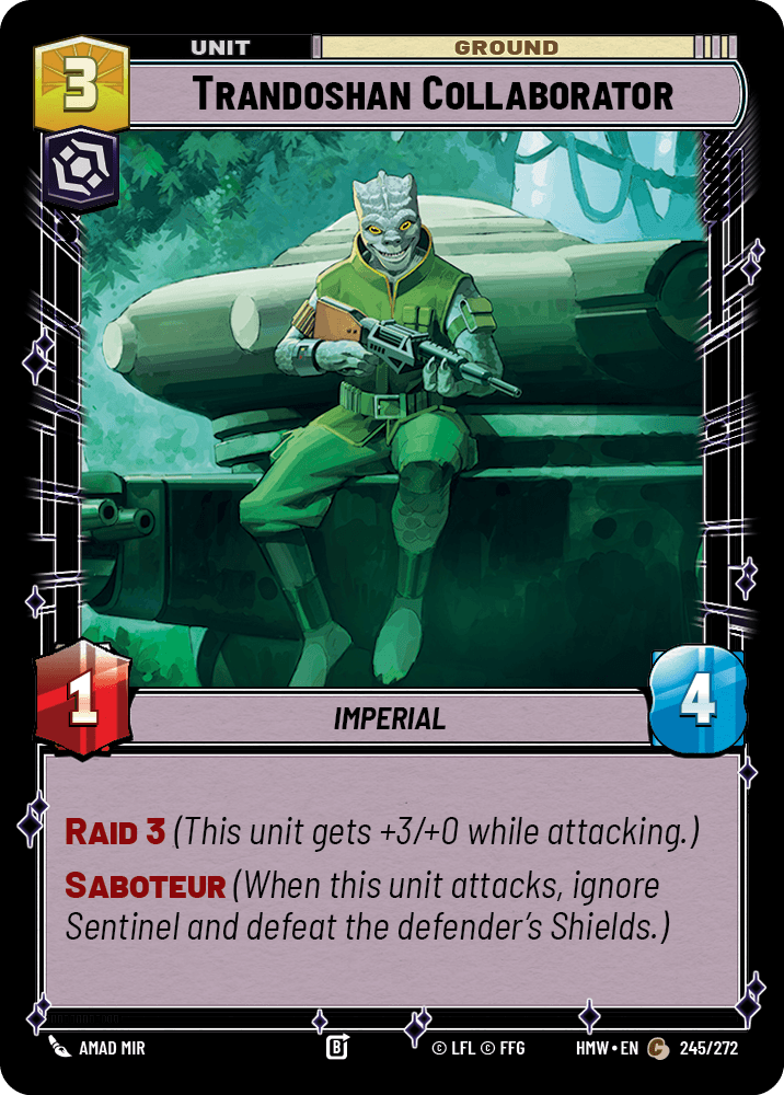 Trandoshan Collaborator #245/272 from Homeworlds