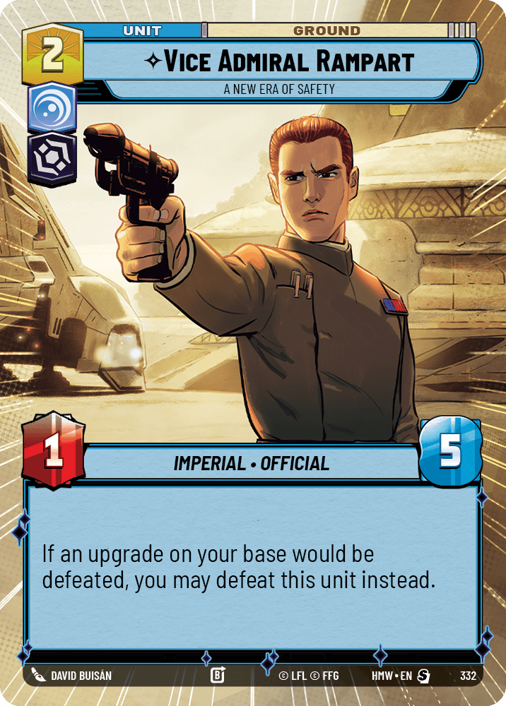 Vice Admiral Rampart — A New Era of Safety #332/272 from Homeworlds