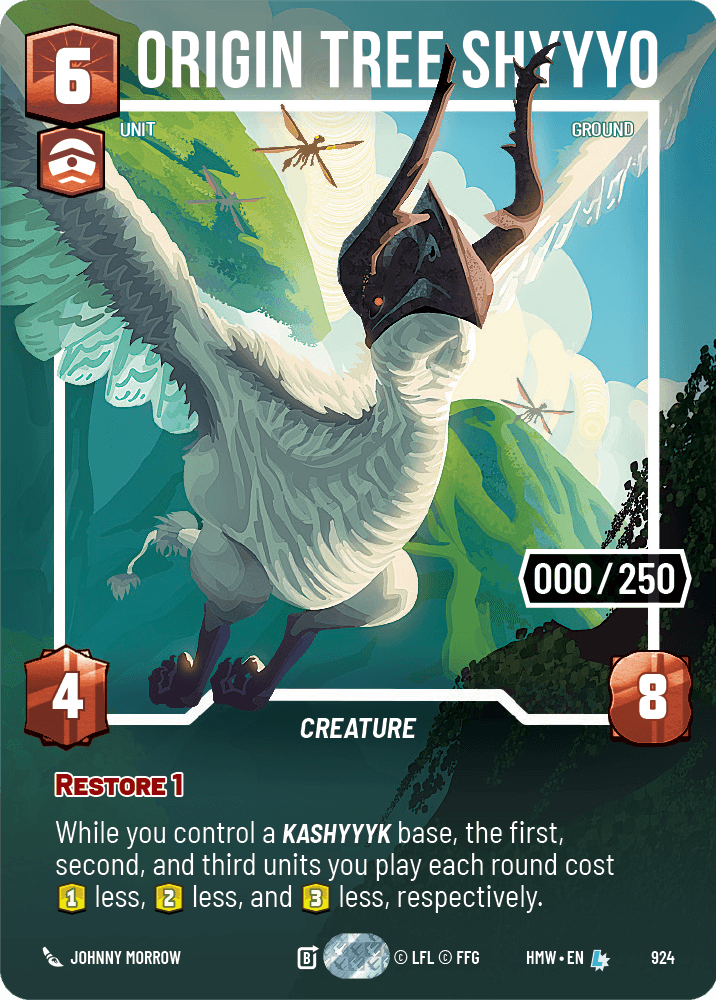 Origin Tree Shyyyo #924/272 from Homeworlds