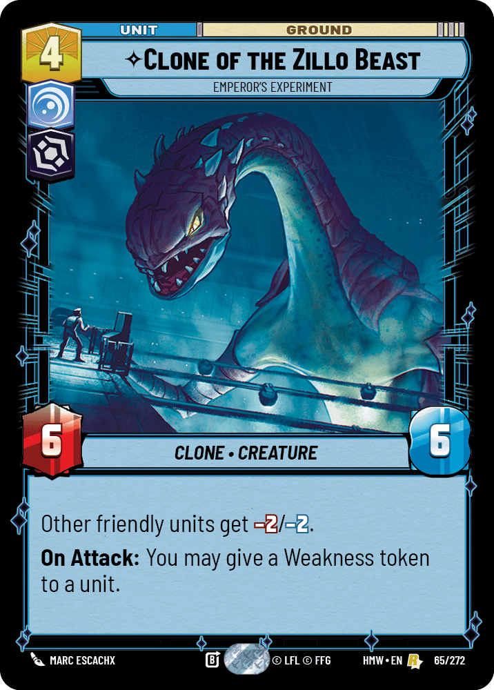Clone of the Zillo Beast — Emperor's Experiment #065/272 from Homeworlds