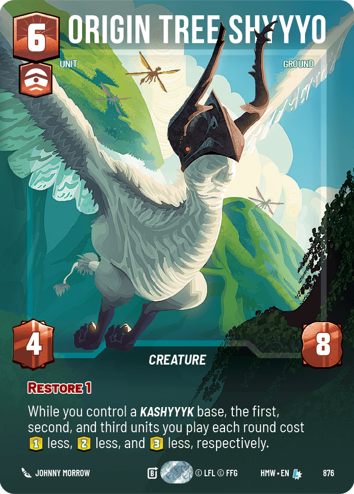 Origin Tree Shyyyo #876/272 from Homeworlds