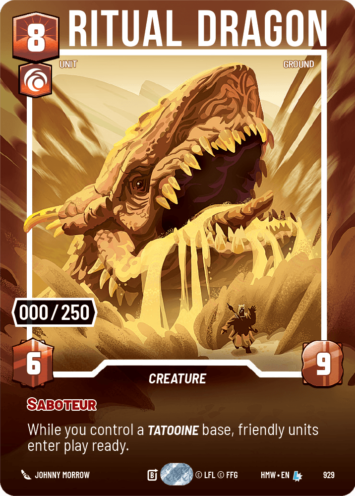 Ritual Dragon #929/272 from Homeworlds