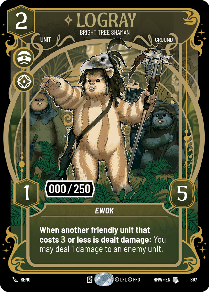 Logray — Bright Tree Shaman #897/272 from Homeworlds