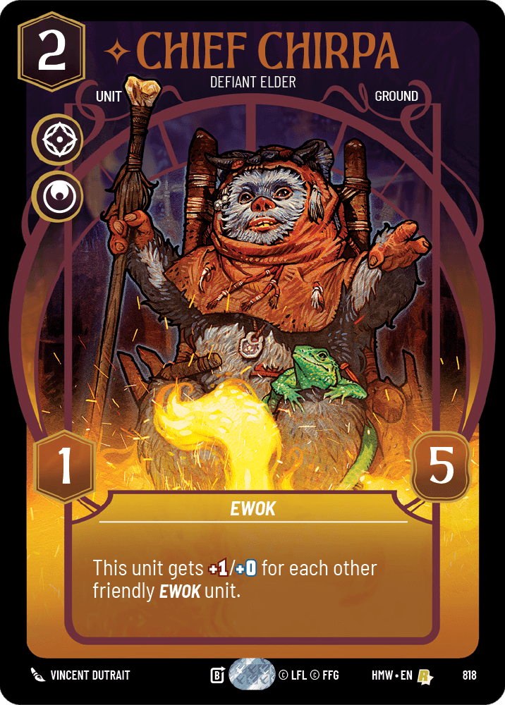 Chief Chirpa — Defiant Elder #818/272 from Homeworlds